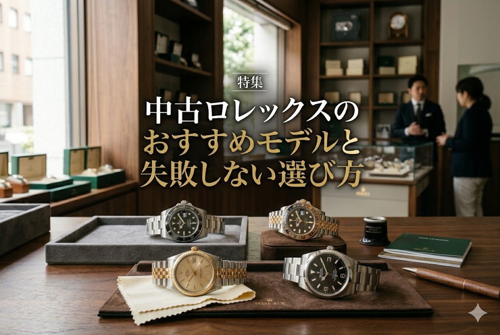 中古ロレックスの選び方と購入ガイド 失敗しない店選び