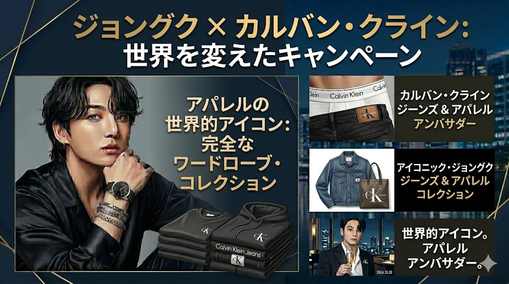 BTSジョングク(JUNGKOOK)の愛用腕時計とアンバサダー完全解説