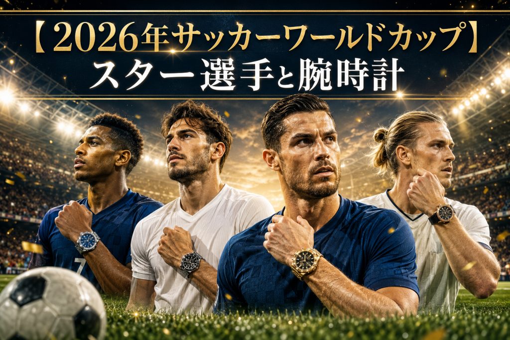 【2026年サッカーワールドカップ】スター選手と腕時計 メッシ、エムバペ、ロナウドたちが選ぶラグジュアリー
