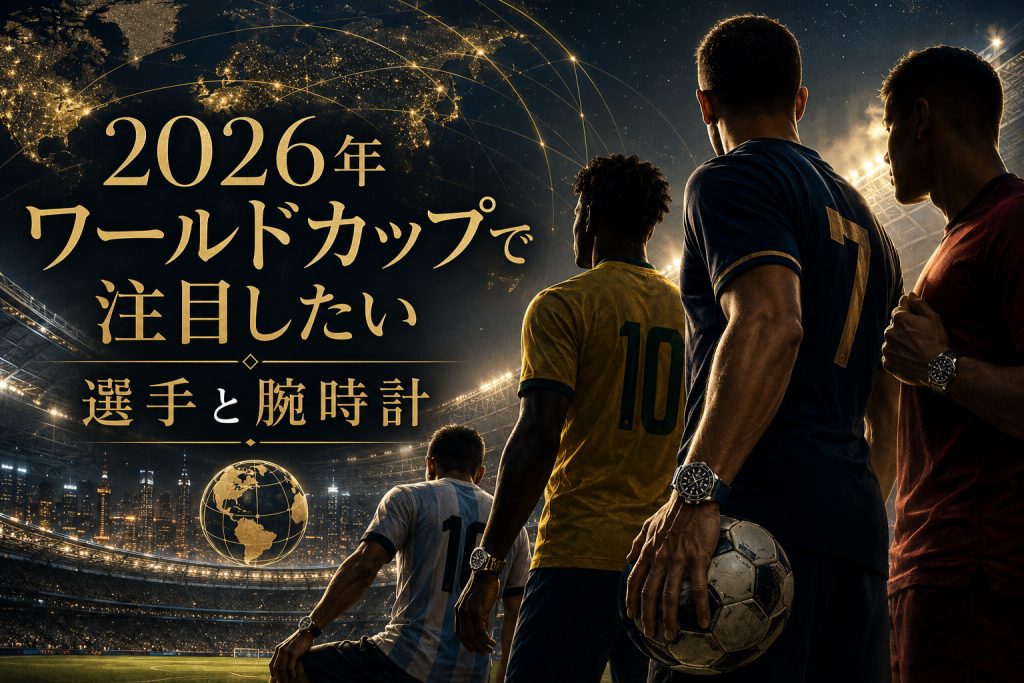 【2026年サッカーワールドカップ】スター選手と腕時計 メッシ、エムバペ、ロナウドたちが選ぶラグジュアリー
