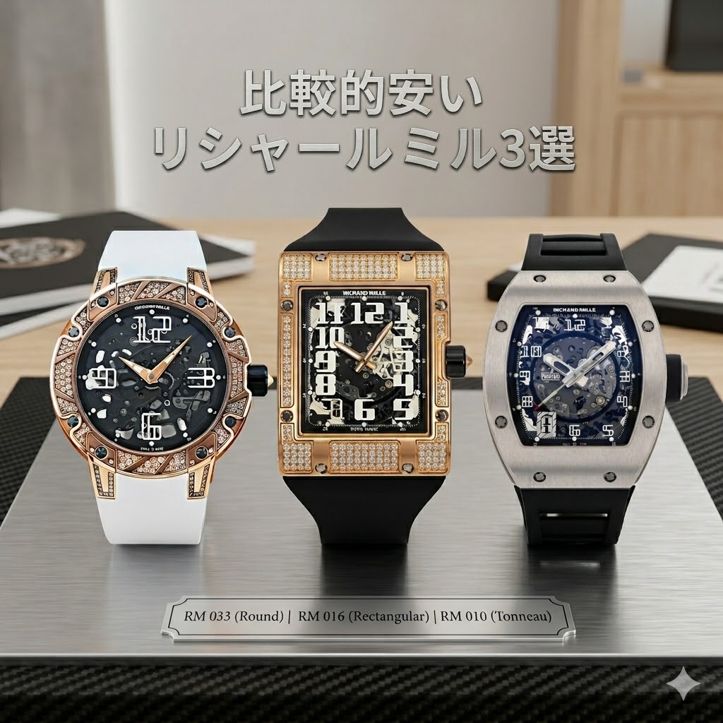 リシャールミルで一番安いモデルは？価格と現実的な購入方法を解説