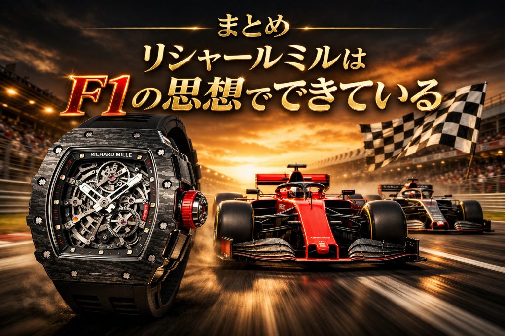 リシャールミルとF1の関係 なぜ数億円の時計が選ばれるのか？