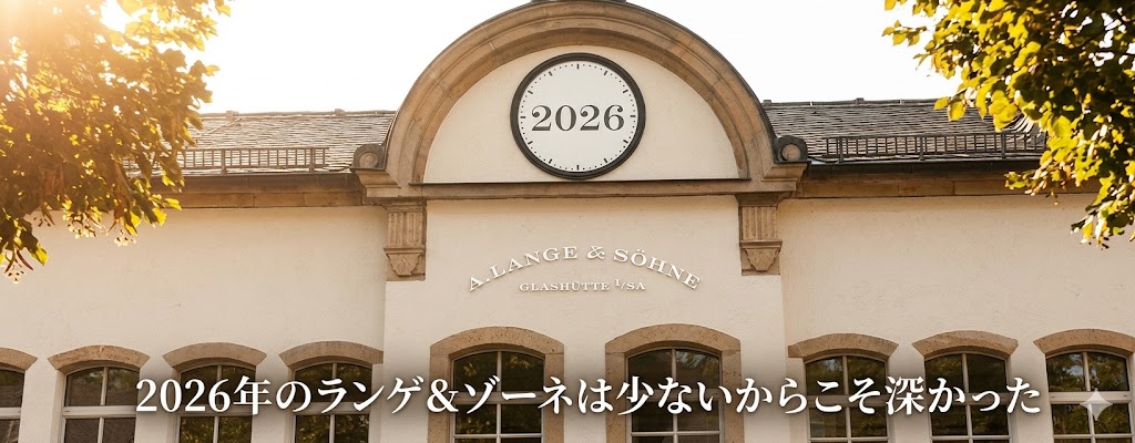 【2026年最新】ランゲ&ゾーネ新作まとめ 少数精鋭で見せたドイツ時計の本気