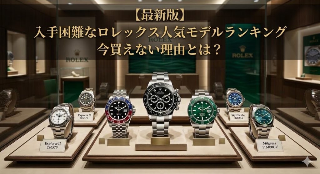 【最新版】入手困難なロレックス人気モデルランキング 今買えない理由とは？