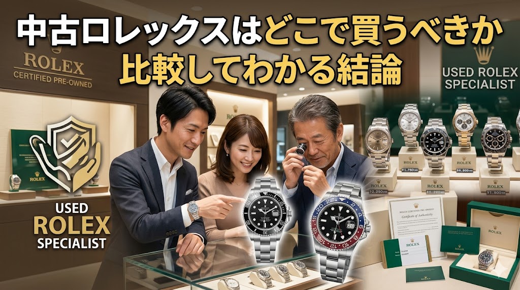中古ロレックスの選び方と購入ガイド 失敗しない店選び