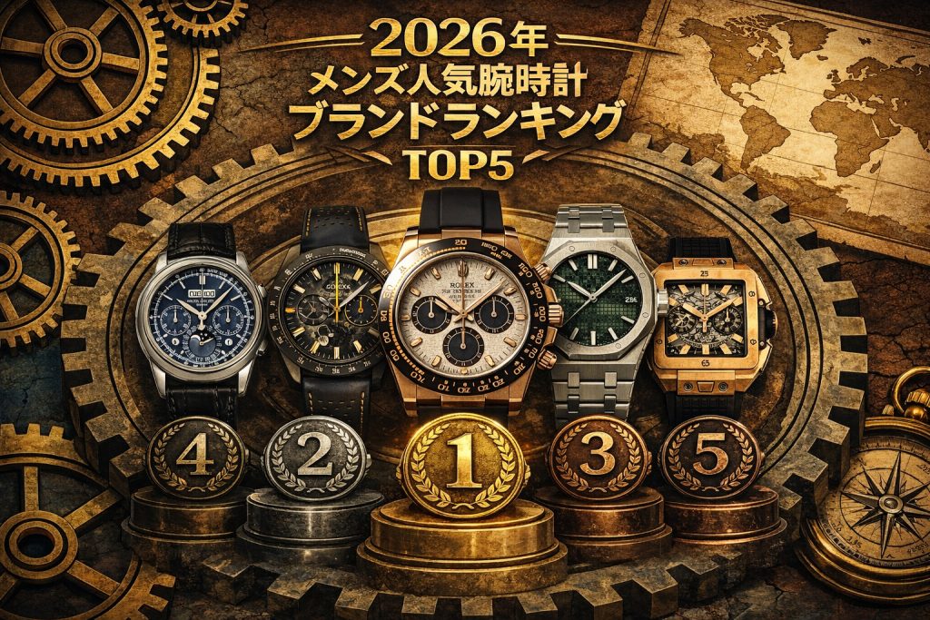 2026年メンズに人気の腕時計ブランドランキング