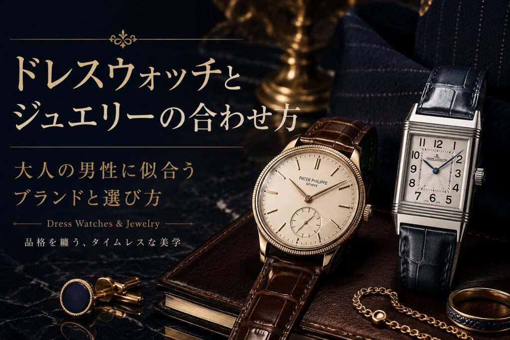 ドレスウォッチとジュエリーの合わせ方 大人の男性に似合うブランドと選び方 — 商品画像