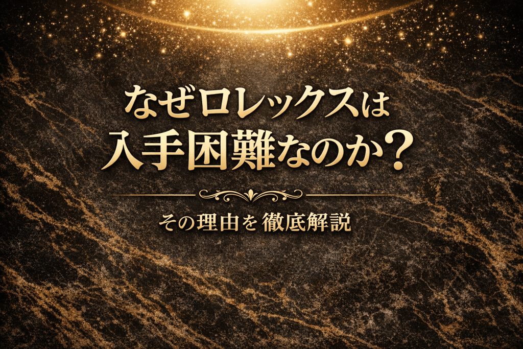 【最新版】入手困難なロレックス人気モデルランキング 今買えない理由とは？