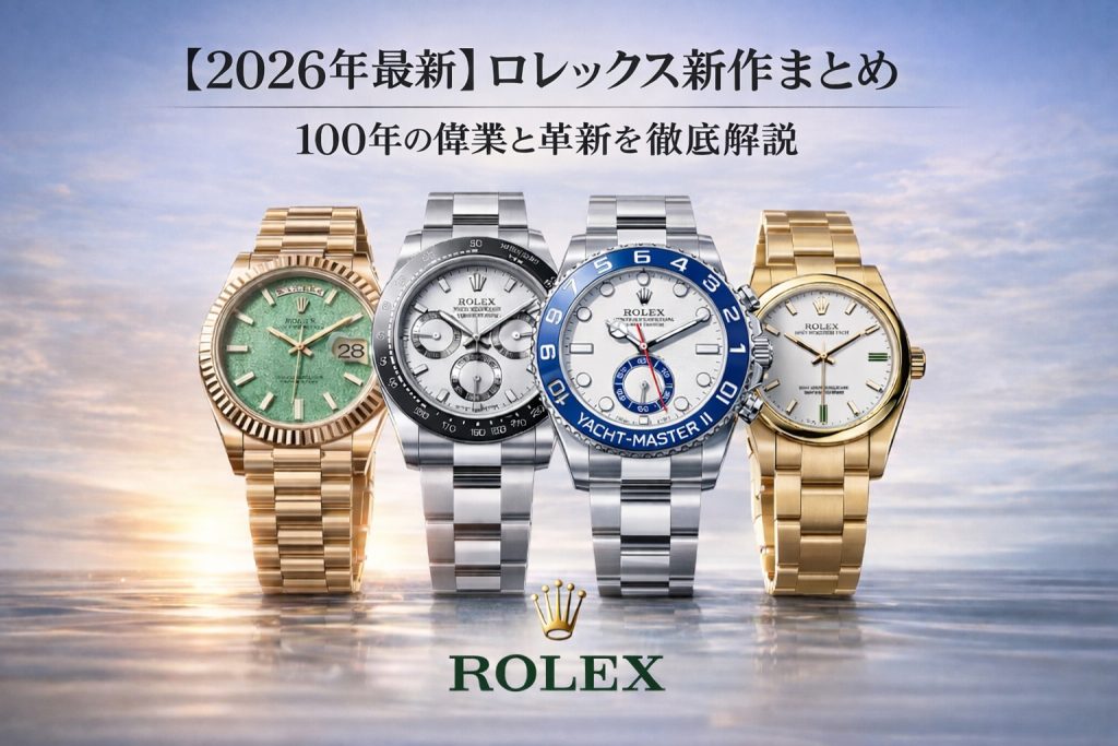 【2026年最新】ロレックス新作まとめ 100年の偉業と革新、その全貌とは?