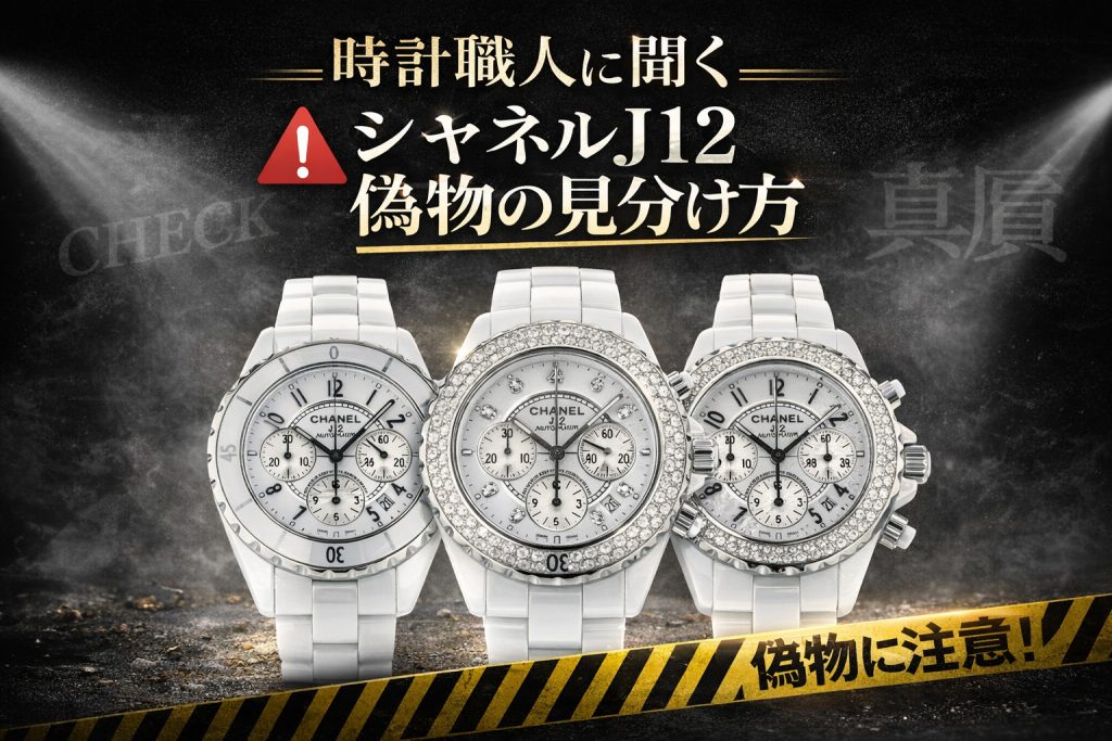 【時計職人に聞く】Part.13 ニセモノの時計の見分け方｜Chanel J12編