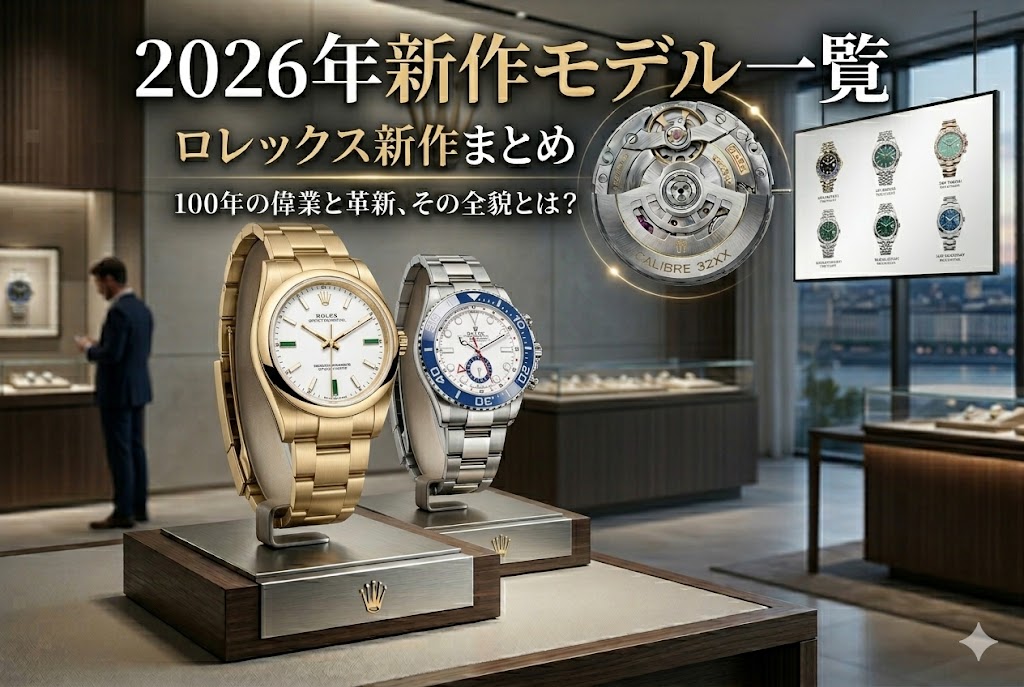 【2026年最新】ロレックス新作まとめ 100年の偉業と革新、その全貌とは?