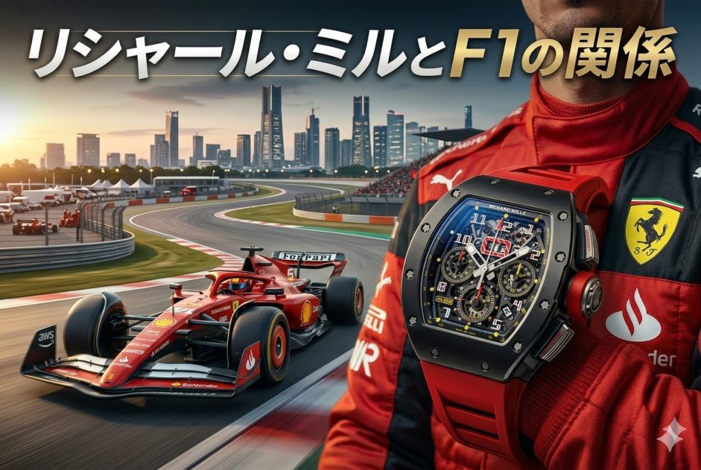 リシャールミルとF1の関係 なぜ数億円の時計が選ばれるのか？