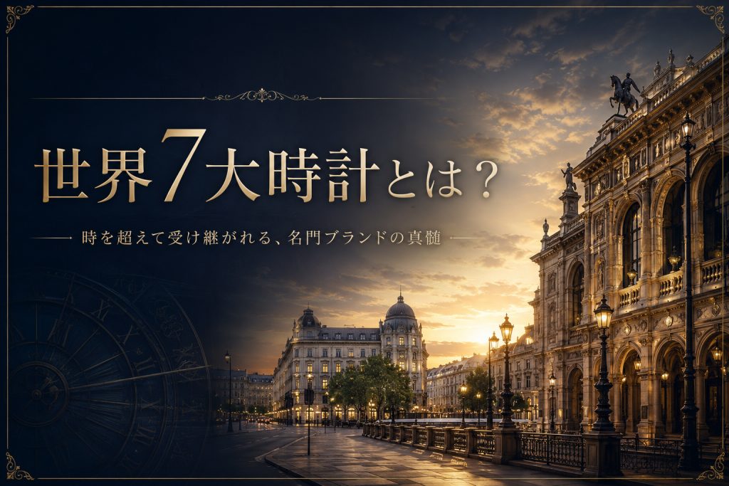 世界7大時計ブランドとは？世界5大時計との違いと各ブランドの魅力を解説