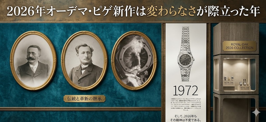 【2026年最新】オーデマ・ピゲ新作まとめ ロイヤルオークの進化と新たな挑戦