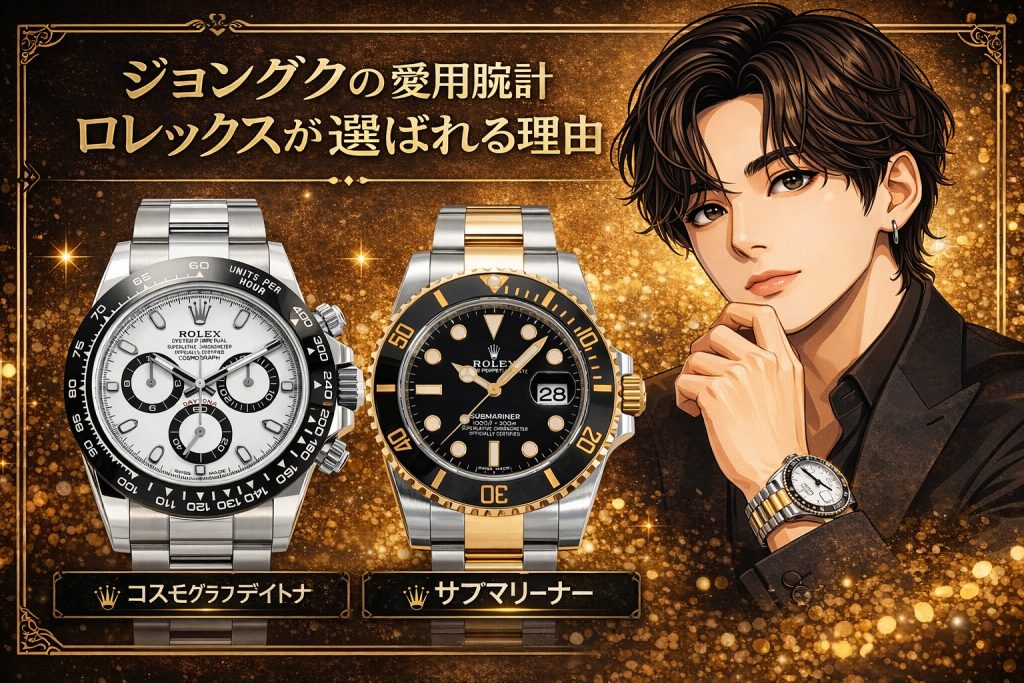 BTSジョングク(JUNGKOOK)の愛用腕時計とアンバサダー完全解説