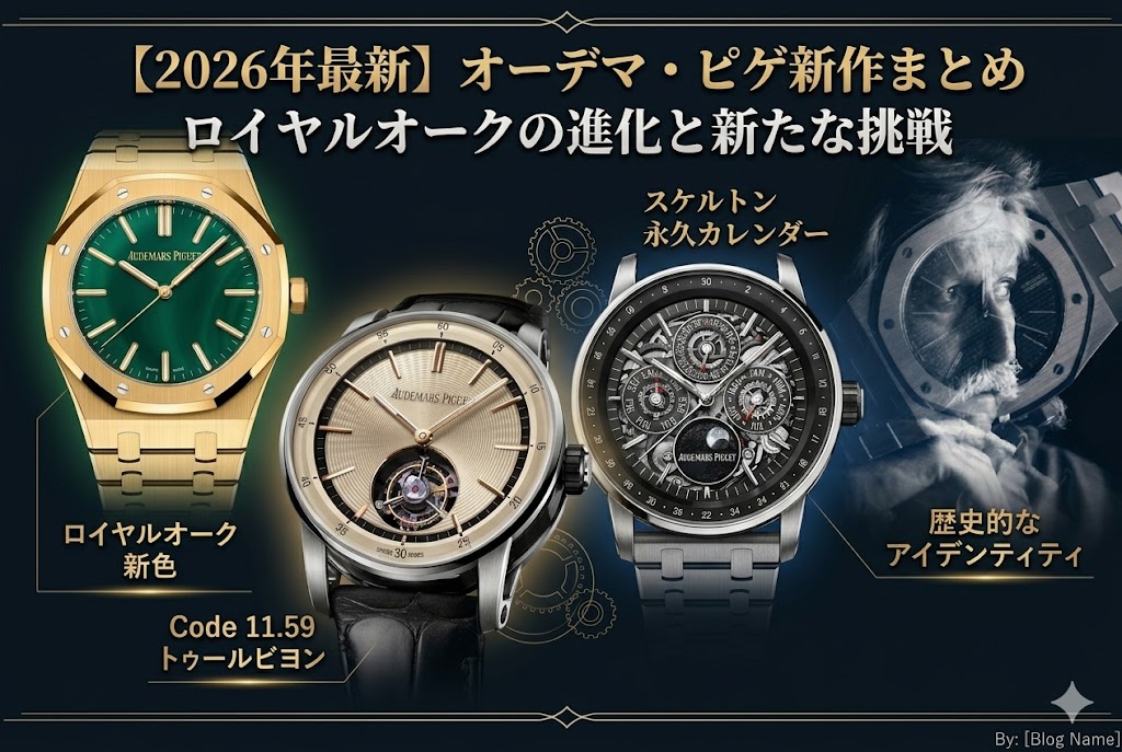 【2026年最新】オーデマ・ピゲ新作まとめ ロイヤルオークの進化と新たな挑戦