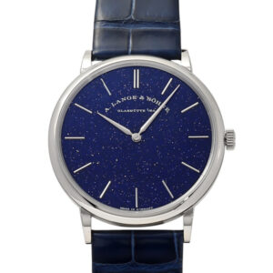 ランゲ＆ゾーネ A.LANGE ＆ SOHNE サクソニア フラッハ 205.086 ブルー文字盤 中古 腕時計 メンズ — 商品画像
