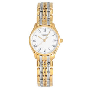 ロンジン LONGINES リール L4.259.2.11.7 ホワイト文字盤 新品 腕時計 レディース — 商品画像