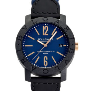 ブルガリ BVLGARI ブルガリブルガリ カーボンゴールド BBP40C3CGLD ブルー文字盤 新品 腕時計 メンズ — 商品画像